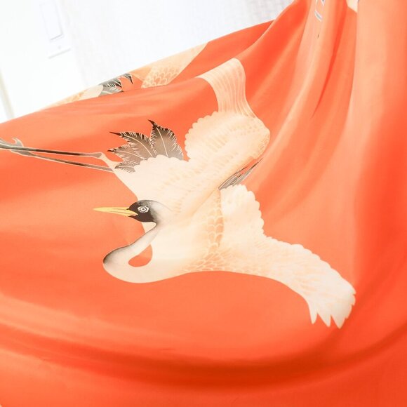 Anthropologie Sandhill Crane Silk Halter Dress by Moulinette Soeurs - Orange - Picture 6 of 11